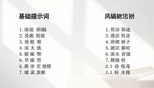 提示词4大基本要素包括:如何正确选型与使用条件过滤